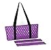 Purple & Silver Designer Mah Jongg Set Soft Carrying Case (Case Only)