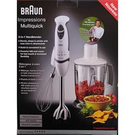 Braun MR5550MBC-HC Multiquick Professional Hand Blender, MR5550 M BC-HC White Multipurpose by Braun