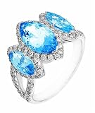 NEW DIAMOND WHITE GOLD LADIES RING
