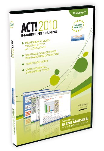 ACT! 2010 E-marketing Training CD