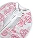 Woombie Air NB Roses Blanket, Pink/White, 5-13 Pound