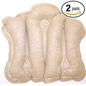 Click here to buy Accessories Bath Pillow In Natural (Pack of 2) by Upper Canada.