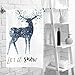 Wamika Winter Deer Snowflakes Hand Towels Let It Snow Face Towel Soft Guest Towel Portable Kitchen Tea Towels Washcloths Bathroom Decor Housewarming Gifts 16