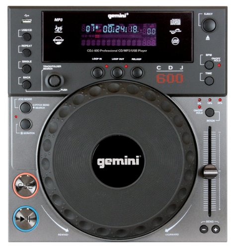 Gemini/ジェミナイ CDJ-600 USB対応 DJ用CDプレーヤー