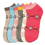 Lot Of 3 Pairs Womens Little Bunny Anklet Ped Socks ( 9-11)