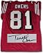Terrell Owens San Francisco 49ers Autographed Reebok Red Jersey