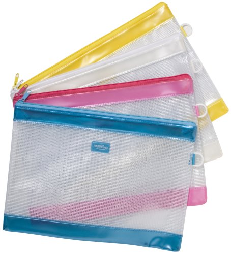 Tiger tuff bag foolscap A4+ size BRITE colours x 1 single bag