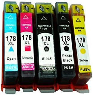 For HP 178 XL ink cartridge with new chip for HP Photosmart 5510 5520 6510 6520 7520 3070A 3520 4610 4620 e-All-in-One series