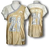 LaDainian Tomlinson NFL San Diego Chargers "Her Glow" Womens Metallic Jersey, Gold and Silver