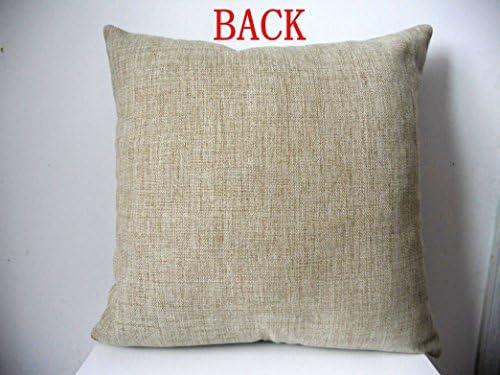 YTL Wild Animal Linen Burlap Cushion Cover Pillow Case Elephant Fly In The Night