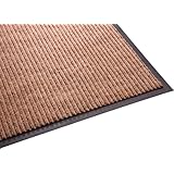 Guardian Golden Series Dual-Rib Indoor Wiper Floor Mat, Vinyl/Polypropylene, 3'x6', Charcoal