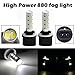 PartsSquare 2pcs 880 892 893 899 Xenon White LED Bulb Fog Light Lamp 2013 NISSAN Titan