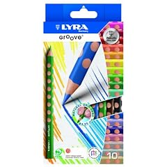 LYRA 3811100 Groove Jumbo Kartonetui K10 10 lackierte Farbstifte