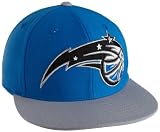 NBA Men's Orlando Magic Flat Brim Fitted Hat - Tr02M, 7 1/2 , Fashion Color , Bright Blue & Silver