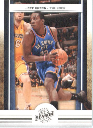 2009/10 Panini Basketball Card Season Update # 121 Jeff Green Oklahoma City Thunder