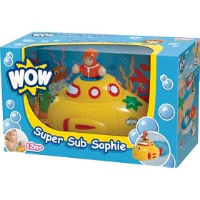 Wow Toys Super Sub Sophie Wind-up Bath, Water and Floor Toy