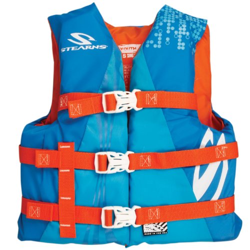 Stearns 3000002211 Youth BLU/ORG Water Vest