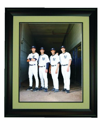 New York Yankee's Core Four- Jeter, Pasada, Pettitte, Rivera Framed 16