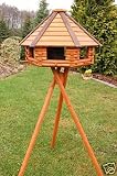 XXL massives Luxus Vogelhaus mit Staender + impraegniert