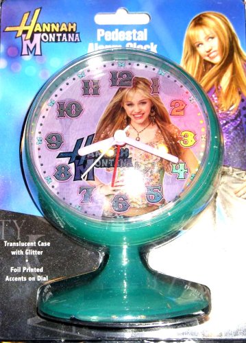 Childrens Toyshop  Toys : Hannah Montana Pedestal Alarm Clock
