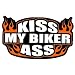 Patch Kiss My Biker Ass 10x6cm