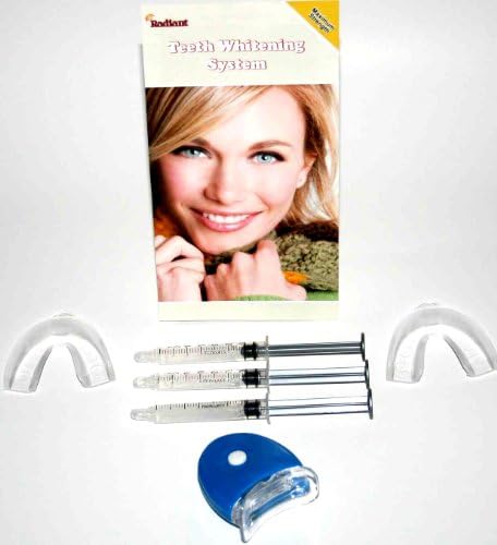44% Tooth Teeth Whitening Whitener Dental Bleaching Kit with LED