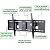 VideoSecu Tilt TV Wall Mount for Most 32"-65" LCD LED Plasma TV Flat Screen, Sturdy Steel Wall Plate Free HDMI Cable and 6" Bubble Level M43 from Videosecu