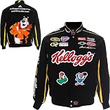 JH Design Mark Martin Kellogg's/Carquest Black Twill Uniform Jacket