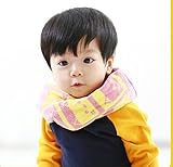 (モリハニ) Ｍｏｌｉ＆Ｈａｎｉ ネックウォーマー キッズ スヌード ベビー ドット柄 猫 子供 こども 防寒 かわいい ふわふわ ファッション レッド ネイビー ロース ピンク