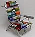 2 Tommy Bahama 2015 Backpack Cooler Chairs with Storage Pouch and Towel Bar- multicolor