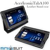 Acer Iconia A100 専用　レザー調　スタンドケース　ブラック