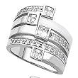 14K White Gold Diamond Ring - 1.33 Ct.