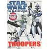 Star Wars Troopers Sticker Play Book to Color (Star Wars: the Clone Wars)