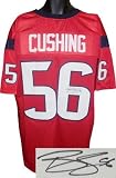 Brian Cushing Autographed/Hand Signed Houston Texans Red Prostyle Jersey- JSA Hologram