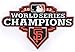 2012 San Francisco Giants MLB World Series Champions Jersey Sleeve Patch (Orange Border)