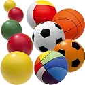 PU Foam Balls Volleyball, yellow, ø 200 mm, 305 g