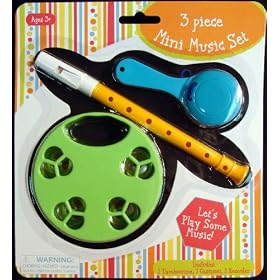 3 Piece Mini Music Set by Toy Investments, Inc.
