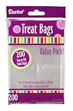 Darice 28-001V 3-Inch-by- 4-3/4-Inch Clear Treat Bag 200-Pieces
