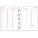 Rediform Brownline 2014 Weekly Planner, Twin-Wire, Pink, 11 x 8.5 Inches (CB950.PNK)