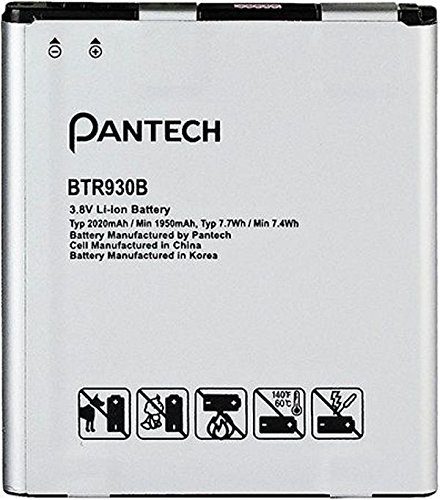 Pantech BTR930B Battery Perception Original OEM - Non-Retail Packaging - White Pantech BTR930B Battery Perception Original OEM - Non-Retail Packaging - White