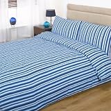 Melbourne Duvet Cover Set, Blue, Double