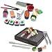 Melissa and Doug Sushi Slicing Playset with Stir Fry Slicing Set and Grill Bundle