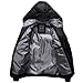 Hee Grand Men's Hooded Cotton-Padded Coat Black