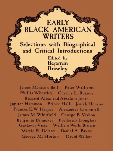 Early Black American Writers (Black Rediscovery)
