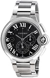 Best Price Cartier Ballon Bleu Black Dial Chronograph Mens Watch W6920025
