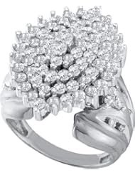 2.00CTW DIAMOND CLUSTER RING