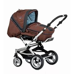 bebidoo 80965 - Kombi Kinderwagen Alu Fly S inklusive Tragetasche, cocao