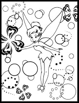 Fairy Tinkerbell Coloring Board