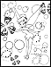 Fairy Tinkerbell Coloring Board with pens