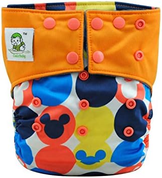 Coolababy 1 Reusable Bamboo Charcoal Cloth Diaper Nappy + 1 Insert Cb33
